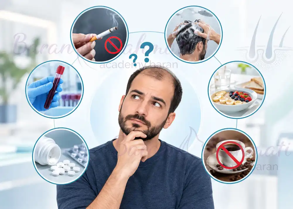 سوالات متداول قبل کاشت مو