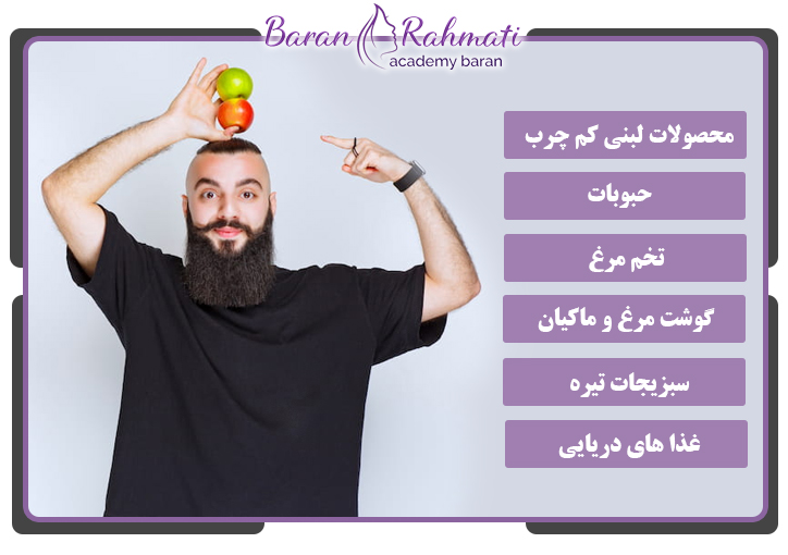 قبل از کاشت مو چه چیزبخوریم؟
