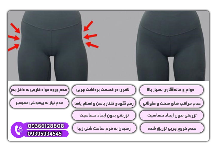 مزایای تزریق چربی به بغل ران