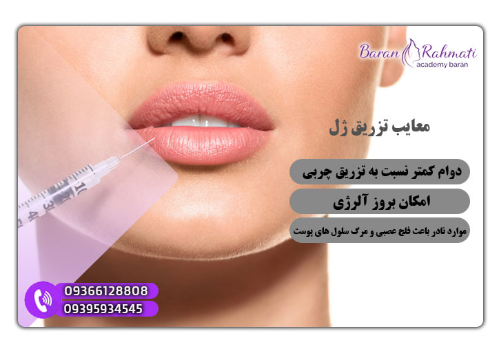 معایب تزریق ژل