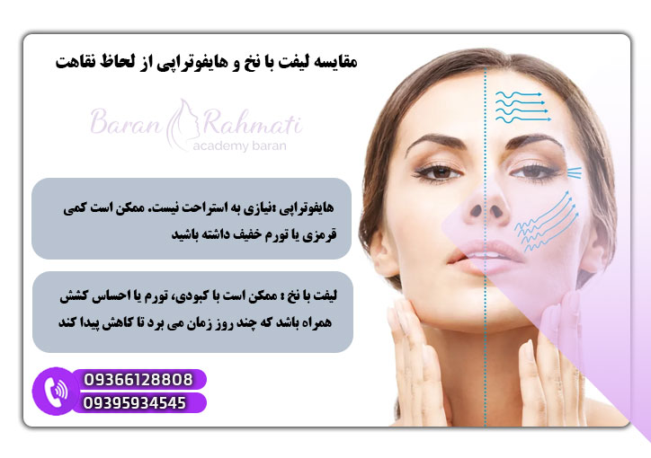 هایفو بهتره یا لیفت با نخ؟ تفاوت هایفوتراپی و لیفت از نظر دوره نقاهت