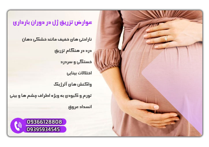 عوارض تزریق ژل در دوران بارداری چیست