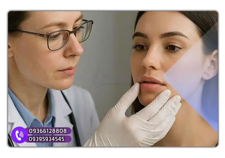 درمان حساسیت به ژل لب