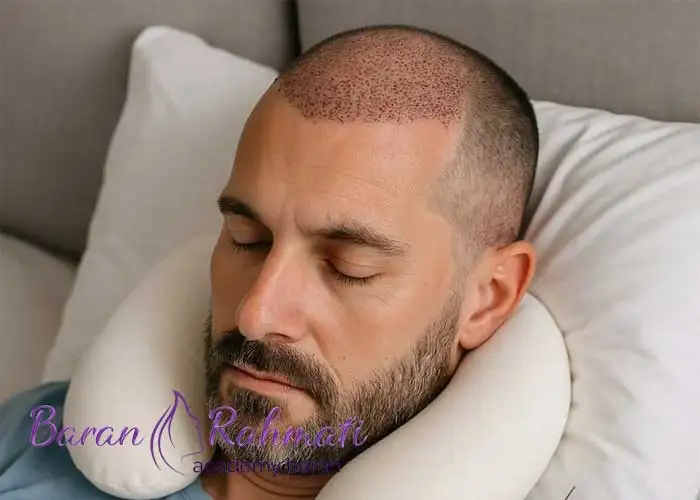 Read more about the article خوابیدن بعد از کاشت مو : ❌ اشتباهاتی که نباید مرتکب شوید