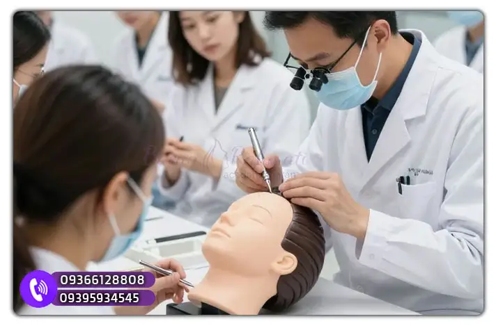 هزینه آموزش کاشت مو در سمنان